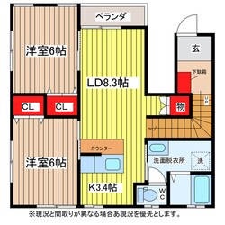 アイビス堀割の物件間取画像